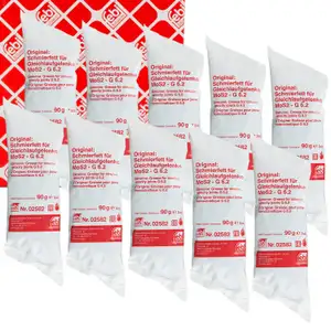 10x 90g febi 02582 Molybd&auml;nfett MoS2-G6.2 Schmierfett Hochtemperaturfett Antriebswelle