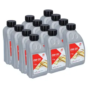 12L febi 177640 0W-20 Motor&ouml;l f&uuml;r BMW LL-17 FE+ MB 229.71/72 Opel OV0401547 VCCRBS0-2AE