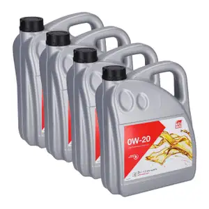 20L febi 177648 0W-20 Motor&ouml;l f&uuml;r BMW LL-17 FE+ MB 229.71/72 Opel OV0401547 VCCRBS0-2AE