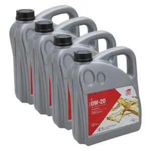 16L febi 197293 0W-20 Motor&ouml;l f&uuml;r PSA B71 2010 Fiat 9.55535-DM1 / GSX / DSX