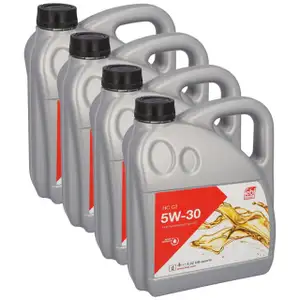 16L febi 173444 5W-30 Motor&ouml;l f&uuml;r Fiat 9.55535-S1 PSA B71 2290 Honda Toyota Suzuki