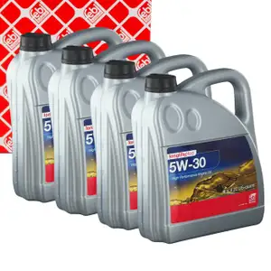20L febi 32947 5W-30 Motor&ouml;l f&uuml;r BMW Longlife-04 MB 229.51 229.52 VW 504/507.00