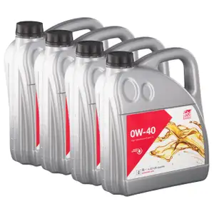 16L febi 101141 0W-40 Motor&ouml;l f&uuml;r BMW LL-01 Ford WSS-M2C937-A MB 229.3/5 VW 502/505.00