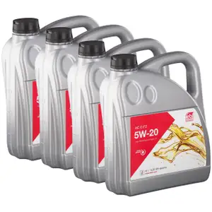 16L febi 108351 5W-20 Motor&ouml;l f&uuml;r Ford WSS-M2C948-B / M2C945-A Fiat 9.55535-CR1