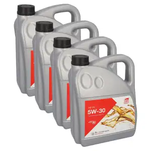 20L febi 173445 5W-30 Motor&ouml;l f&uuml;r Fiat 9.55535-S1 PSA B71 2290 Honda Toyota Suzuki