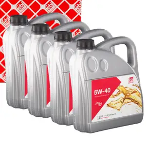 16L febi 32937 5W-40 Motor&ouml;l f&uuml;r BMW LL-01 MB 226.5/229.3 B712296 RN0710 VW 502/505.00