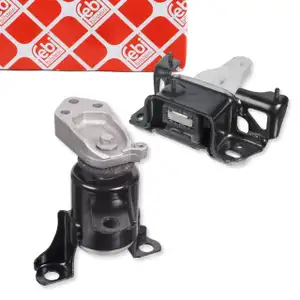2x febi Motorlager Motorhalter für FORD Fiesta 6 B-Max 1.4/1.5/1.6 TDCi mit Schaltgetriebe