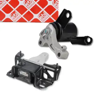 2x febi Motorlager Motorhalter f&uuml;r FORD Fiesta 6 MK6 1.25 1.4 1.6 mit 5-Gang