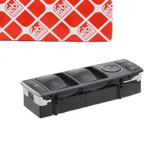 febi Schalter Fensterheber f&uuml;r MERCEDES W204 S204 W212 S212 vorne links 2049055302 9107