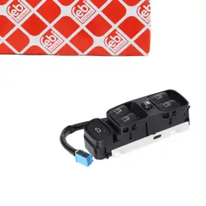 febi Multifunktionsschalter Fensterheber f&uuml;r MERCEDES C-Klasse W203 vorne links 2038210679