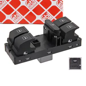 febi Schalter Fensterheber für VW Golf 5 6 Passat B6 B7 Polo Touran vorne links 1K4959857B