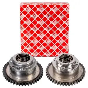 2x febi EINLASS+AUSLASS Nockenwellenversteller f&uuml;r MERCEDES W204 S204 W212 S212 R172 M271