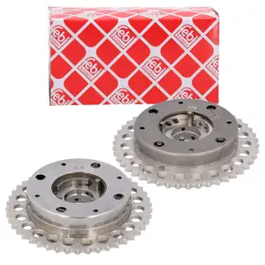 2x febi Nockenwellenversteller f&uuml;r BMW F40 G42 G14-16 X5 G05 X6 G06 X7 G07 Z4 B38 B48 B58