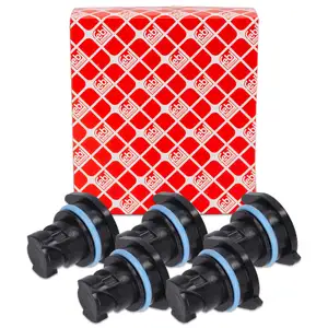 5x febi &Ouml;lablassschraube + Dichtung f&uuml;r OPEL AstraSTRA K Insignia B 1.5 CDTi/CRDI 12713651