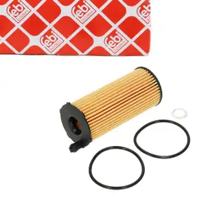 febi &Ouml;lfilter &Ouml;lfiltereinsatz + Dichtung f&uuml;r KIA Carnival 1 3.5 MPI 272 PS 263203N000