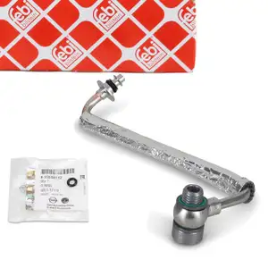 febi &Ouml;lleitung &Ouml;lvorlaufleitung Turbolader + ORIGINAL Dichtring f&uuml;r OPEL Astra Zafira 1.4