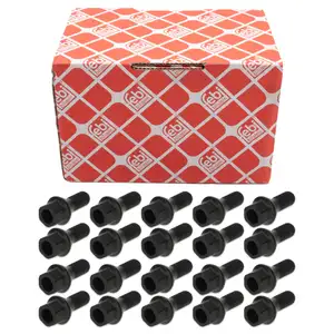 20x febi Radschraube M12x1,25 f&uuml;r ALFA ROMEO Tonale (965_) JEEP Compass Renegade 52129037
