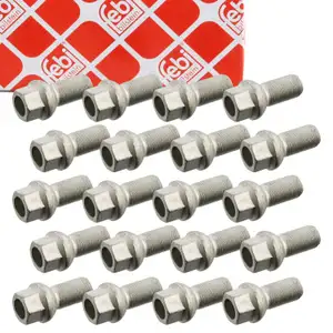 20x febi 05039 Radschraube M14x1,5mm f&uuml;r MERCEDES-BENZ S-Klasse W140 C140 1404010270