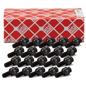 20x febi Radschraube M14x1,5mm für PORSCHE 997 991 Boxster Cayman 987 981 Panamera 970