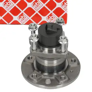 febi 19654 Radnabe + Radlagersatz f&uuml;r OPEL Astra G Combo Meriva A Zafira A Vectra B hinten