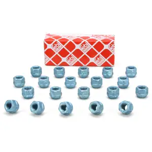 20x febi 45063 Radmutter M14x1,5mm f&uuml;r OPEL Insignia A SAAB 9-5 YS3G 9598177