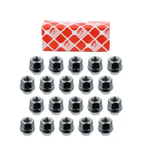 20x febi 33928 Radmutter M12x1,5mm f&uuml;r CHEVROLET DAEWOO Aveo Lacetti Nubira Rezzo
