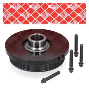 febi PROKIT Riemenscheibe Kurbelwelle f&uuml;r BMW 3er 4er 5er 7er X5 X6 N57N 11238511321