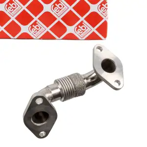febi Rohrleitung AGR Ventil f&uuml;r VW Polo 4 9N SEAT Ibiza 3 SKODA 1 2 1.9 TDI 38131521BL