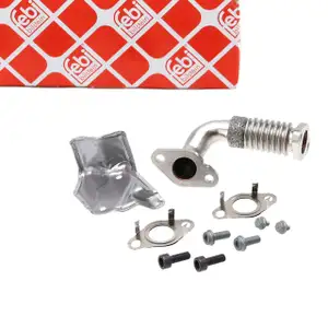 febi Rohrleitung AGR Ventil mit Montagematerial f&uuml;r VW Transporter T6 2.0D 04L131521BF S1
