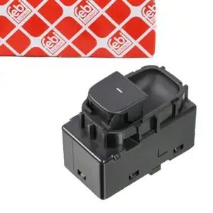 febi 186439 Schalter Fensterheber schwarz-matt f&uuml;r TESLA Model 3 / X hinten 108103802ESK