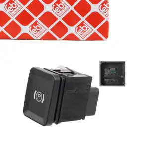 FEBI 37606 Schalter Feststellbremse Handbremse VW Passat B6 3C Passat CC B6 357 3C0927225C