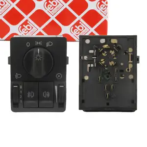 FEBI 32322 Lichtschalter Hauptlichtschalter OPEL Astra G mit Nebelscheinwerfer 90437440