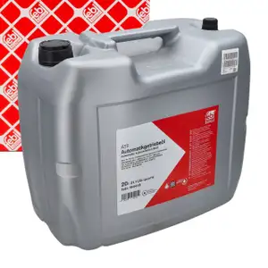 20L 20-liter febi 19445 ATF automatic transmission fluid for BMW, FORD, MAZDA, PSA, GM, VOLVO, and VW