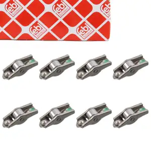8x febi 36540 AUSLASSSEITE Kipphebel Schlepphebel für CITROEN DS FIAT FORD PEUGEOT TOYOTA