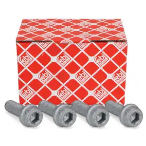 4x febi Schraube Bremssattel für VW Golf 4 AUDI A3 8L A6 C5 SEAT Ibiza 4 hinten N90740302