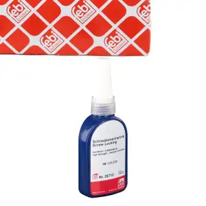 febi 26710 Schraubensicherung Sicherungskleber Kleber hochfest grün -55 bis 150 °C 50g