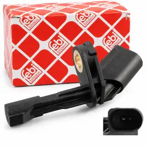 febi ABS Sensor Raddrehzahl f&uuml;r VW Golf 5 6 Passat B6 AUDI A1 8X SEAT Leon 1P hinten links