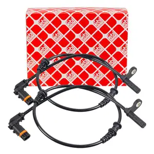 2x febi 185977 ABS Sensor Raddrehzahl f&uuml;r MERCEDES-BENZ SLK R172 vorne 1729056101
