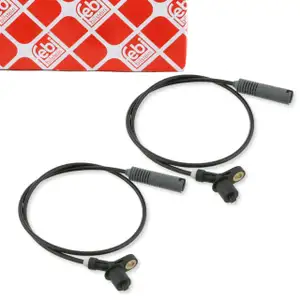 2x febi 24125 ABS Sensor Raddrehzahl f&uuml;r BMW 3er Hinterachse links oder rechts 34521182067