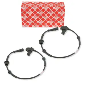 2x febi ABS Sensor Raddrehzahl für VW California Transporter bis Fgst. 70-3-250000 vorne