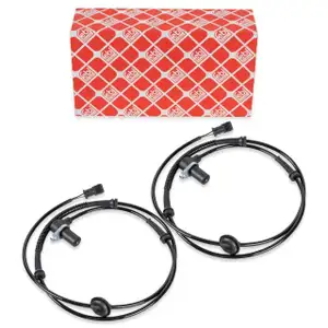 2x febi 193493 ABS Sensor Raddrehzahl f&uuml;r AUDI A4 S4 8E B6 B7 hinten 8E0927807B