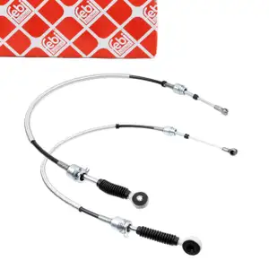 2x febi Seilzug Schaltzug Schaltgetriebe f&uuml;r MINI R50 R53 R52 One/Cooper links + rechts