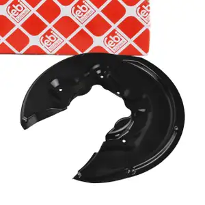 febi 174631 Spritzblech f&uuml;r VW Golf 6 R Passat B6 B7 A3 S3 8P 8U hinten rechts 5N0615612E