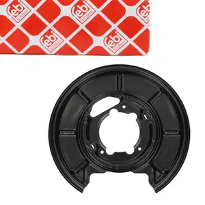 febi Spritzblech Bremsscheibe für MERCEDES A-Klasse W168 Vaneo 414 hinten links 1684230120
