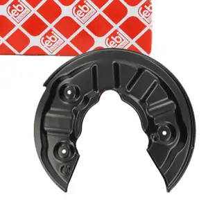 febi Spritzblech Bremsscheibe f&uuml;r AUDI 8Y SKODA Octavia 4 CUPRA Formentor Hinten links