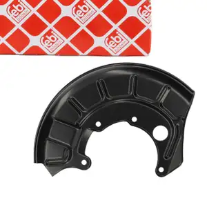 febi Spritzblech Bremsscheibe f&uuml;r VW Golf 2 3 Polo 3 SEAT Ibiza 2 Toledo 1 vorne rechts