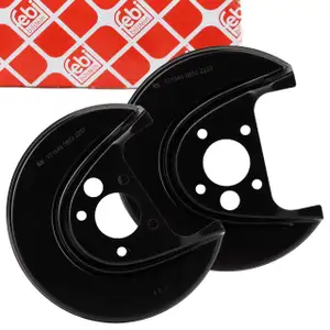 2x febi Ankerblech f&uuml;r VW Golf 4 Bora AUDI A3 8L1 8N SEAT Leon 1M SKODA Octavia 1 hinten