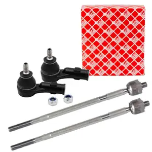 2x febi Spurstange Axialgelenk + Spurstangenkopf f&uuml;r FORD Focus 1 MK1 vorne