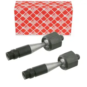 2x febi 26151 Spurstange Axialgelenk f&uuml;r VW AUDI A4 8E B6 B7 SEAT Exeo 3R vorne