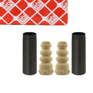 febi 106133 Staubschutz + Anschlagpuffer Satz f&uuml;r VW Polo 5 6R1 6C1 hinten 6Q0512131B